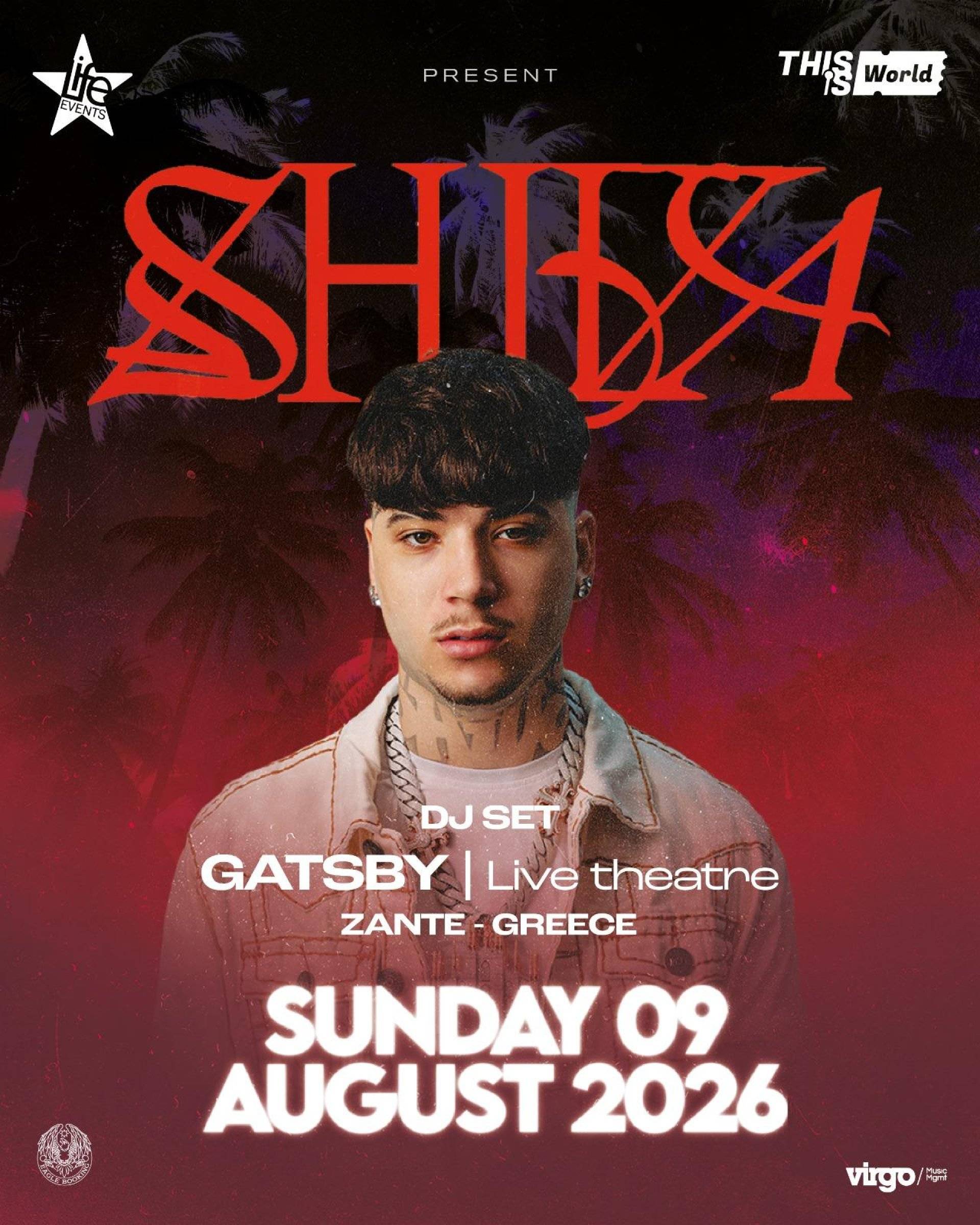 Shiva Live · Gatsby Live Theater – official poster