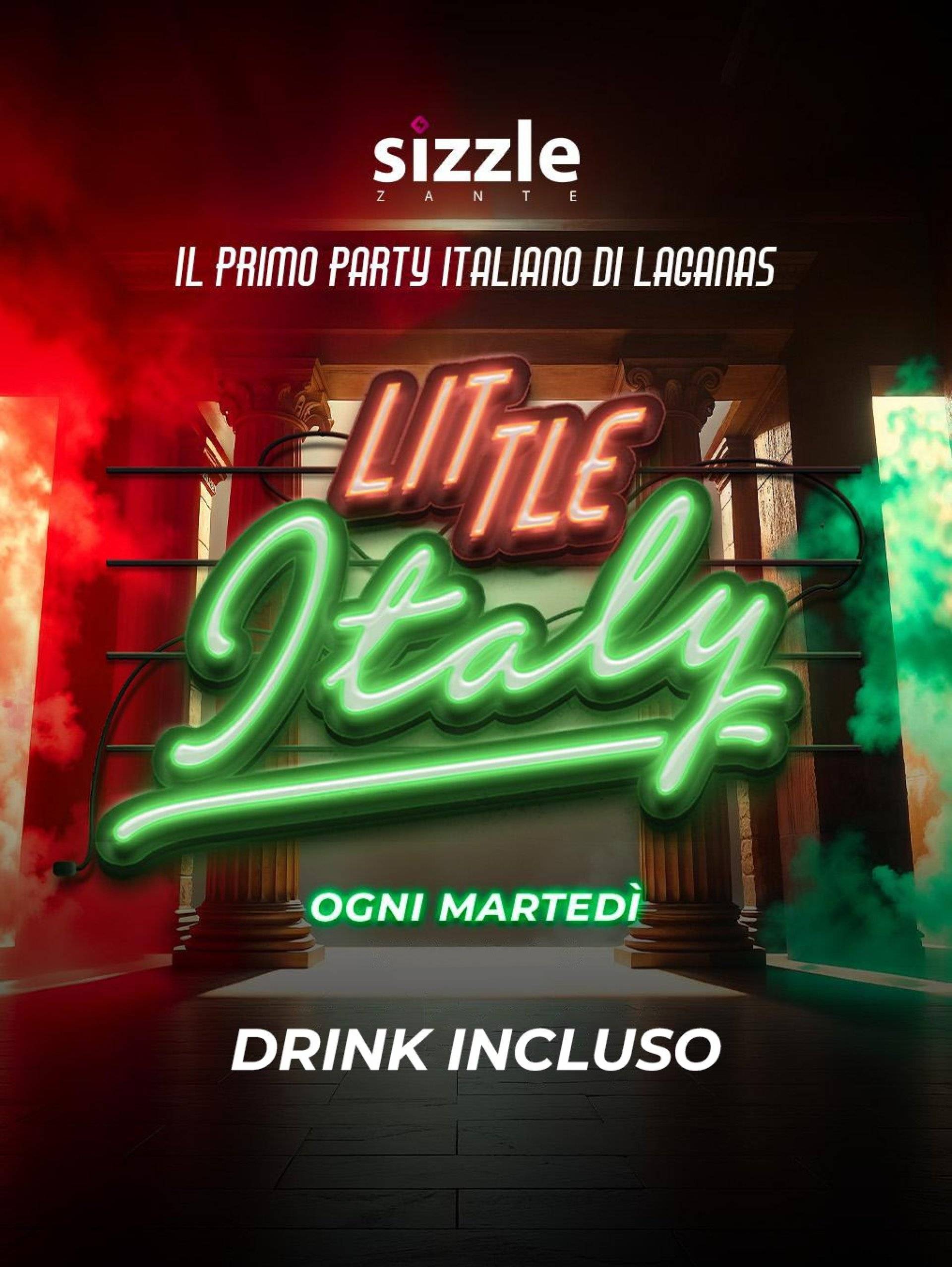 Little Italy · Sizzle Club – official poster
