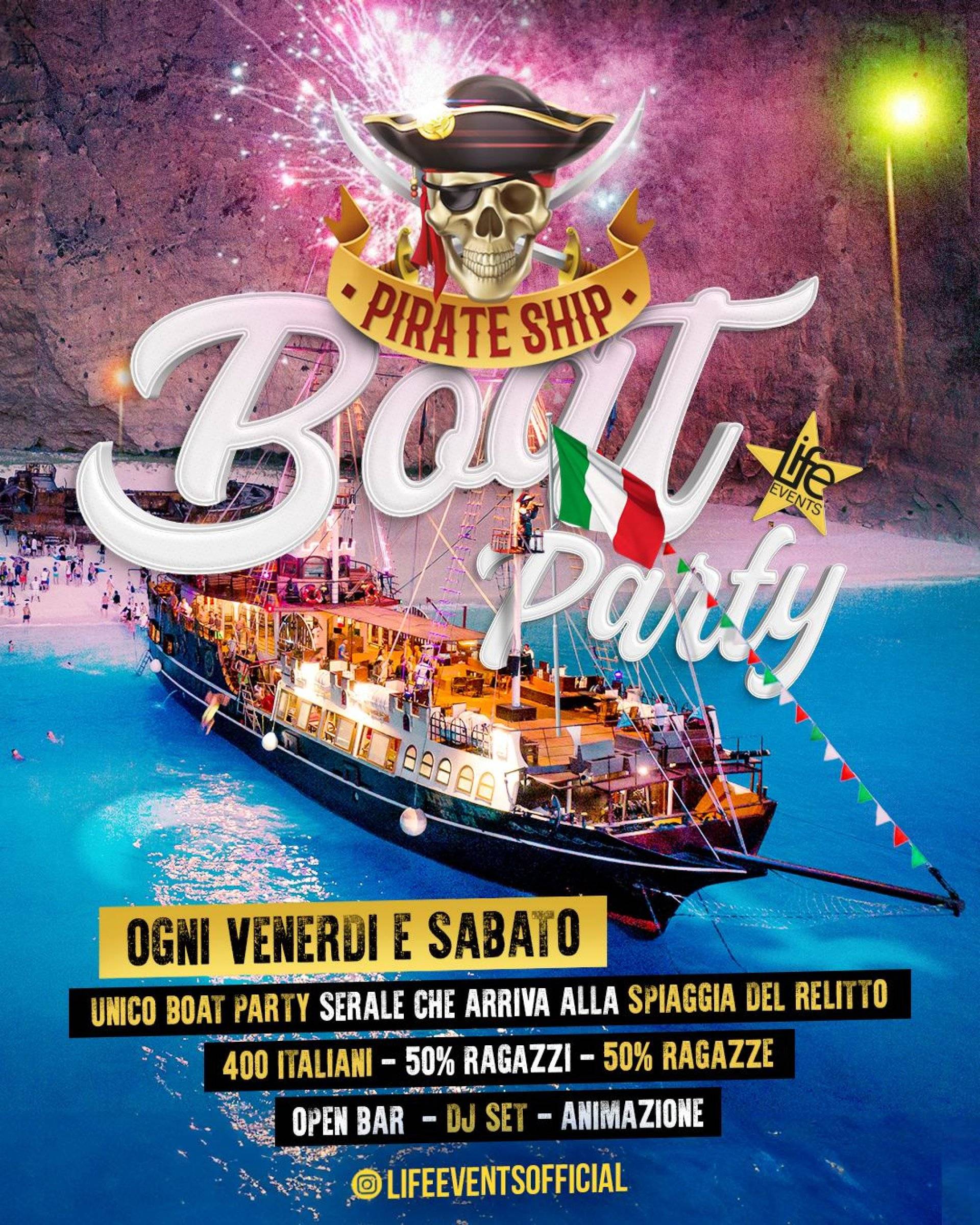 Pirate Ship Boat Party – official poster