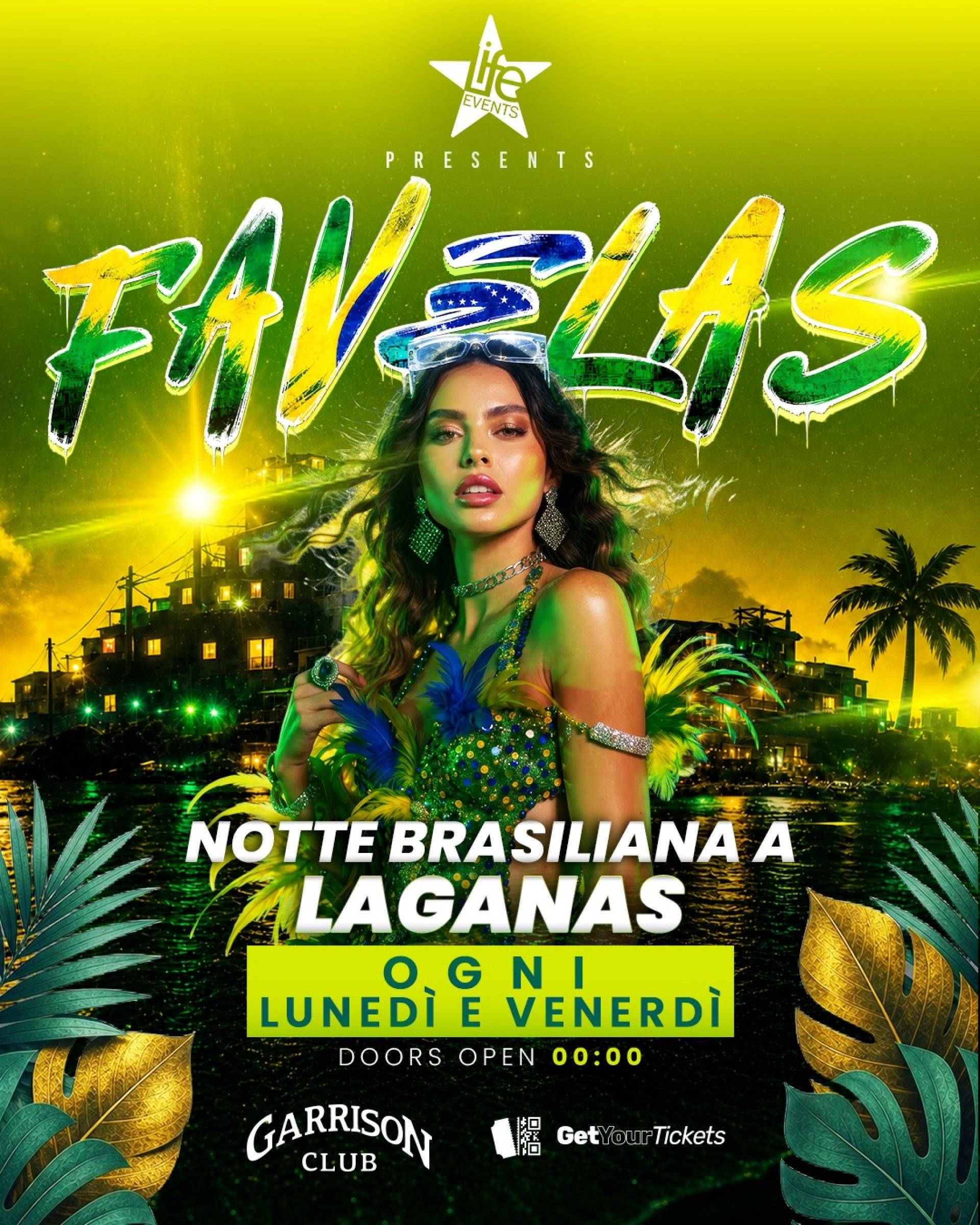 Favelas · Garrison Club – official poster
